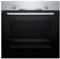 Bosch - Horno Multifunción, Serie 2, 60 cm. de ancho, 3D Hotair, Acero, HBA510BR3