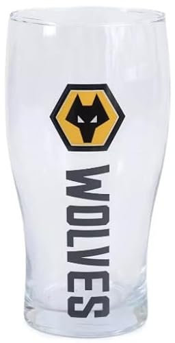 Verre à bière sous licence officielle Wolverhamptons Tulipe Wolverhamptons