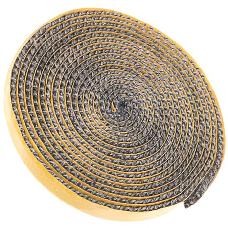 VICASKY 1 Roll Furnace Door Sealing Tape Oven Adhesive Stove Rope Door Seal Heat Resistant Glue for Oven