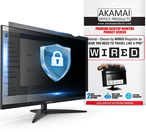 Akamai Office Products AP21.5W9 - Blickschutzfilter für Breitbild-Computermonitore mit 21,5 Zoll Bildschirmdiagonale