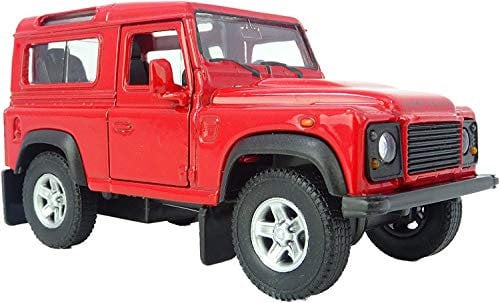 Land Rover Defender 90 weiss Modellauto Welly 1:34