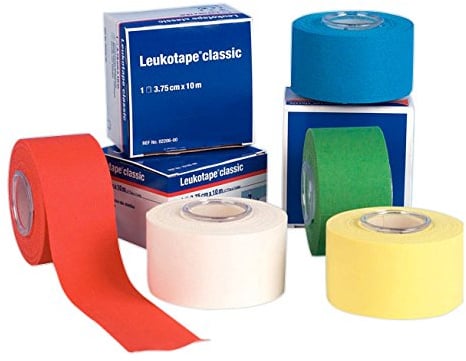 Leukotape Classic Sporttape 3,75cm x 10m gelb 5er Set Vereinsfarbe