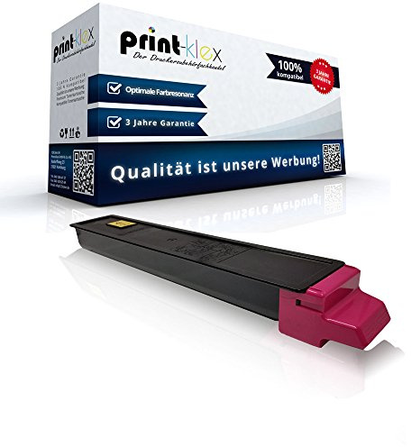 Print-Klex Tonerkartusche kompatibel für Kyocera Copystar CS 2551 ci TK8325 TK 8325 TK 8325 M TK8325 M TK-8325 M Rot Magenta - Office Quantum Serie