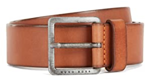 BOSS Herren Jeeko_sz40 Gürtel, Braun, 80 EU