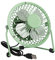 Invero® Mini USB 4-Inch Tilting Desktop Cooling Fan with Metal Shell and Aluminium Blades ideal for Home, Office, Laptops, Notebooks, Desktop PC's and more - Simple Plug & Play - Green