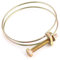 10 stücke justierbare doppelte Draht-Schlauch-Klipp-Klemme Wasserschlauch Barb Clamp Rohr Clip Hoop Sanitär Fastener(32mm（28-32）)