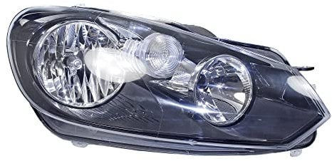 BESTPRICE 1x Hauptscheinwerfer vorne rechts H15 Frontscheinwerfer mit Stellmotor für Leuchtweiteregulierung für Typ Valeo, Kompatibel mit VW GOLF 6 (5K1) (517) (AJ5)