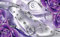 Forwall Fototapete lila Blumen 3D Abstrakt Rosen Luxus Diamant Moderne Wohnzimmer Schlafzimmer Vlies Tapete Wandtapete UV-Beständig Hohe Auflösung Montagefertig (2497, V8 (368x254 cm) 4 Bahnen)
