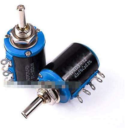 NO LOGO LSB-Potentiometer, 1pc WXD3-12 1W 100 220 470 1K 2K2 3K3 4K7 10K 22K 33K 47K Ohm 100R 220R 470R 2.2K 3.3K 4.7K WXD3-12-1W Potentiometer mit nut (Größe : 3.3K Ohm)