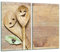 TMK ArtDeko - Abdeckung Ceranfeld – Herdabdeckung 2 Teilig 30x52 cm – Robust, Hygienisch & Rutschfest – Herdplatten Abdeckungen – Schutz & Zusätzliche Arbeitsfläche – Vielseitige Nutzung