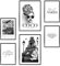 Heimlich® Premium Poster Set OHNE Bilderrahmen | 2 x DIN A3 & 4 x DIN A4 - ca. 30x42 & 21x30 | Stilvolle Poster Collagen mit passenden Bilder als Wanddeko » Coco Paris «