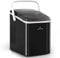 Klarstein Arctic Porter, Ice Maker Encimera 12 kg, Maquina para Hacer Cubitos de Hielo Grandes y Pequeños para Casa con Panel Táctil y Sistema Auto Limpieza, Función Rápida