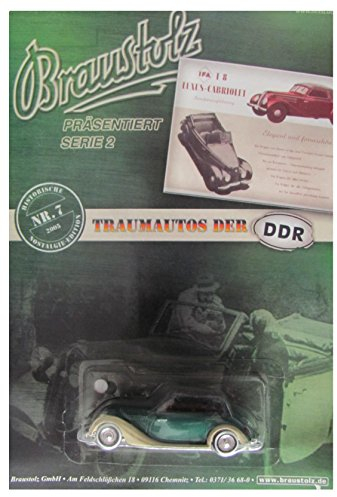 Braustolz Brauerei Nr.91 - IFA F8 Export Cabriolet - DDR Pkw