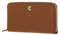Coccinelle Myrine Zip Around Wallet Nocciola