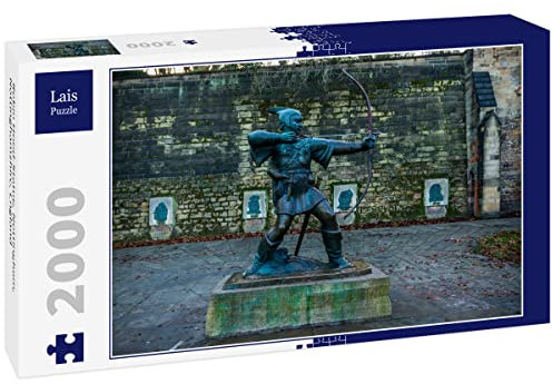 Lais Puzzle Robin Hood-Statue, Nottingham, Nottinghamshire, England 2000 Teile