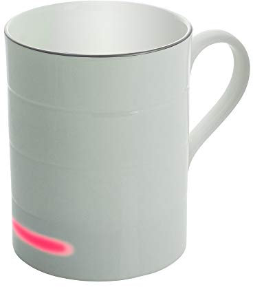 Glowstone Smart Mug - Fine Bone China, Dishwasher Safe, Luxurious Self-Heating, Wireless Powered, Hot Fully Automatic Heated Ceramic Coffee and Tea Cup - White