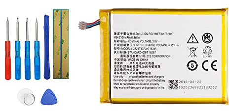 Vvsialeek Li3823T43P3h715345 Batteria di ricambio compatibile con ZTE Grand S Flex con toolkit