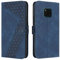 OKZone Kompatibel mit Huawei Mate 20 Pro Hülle, PU Leder Handyhülle Tasche Wallet Schutzhülle Huawei Mate 20 Pro, Flip Cover Klappbar Brieftasche Etui mit Magnet Kartenfach TPU Lederhülle (Blau)
