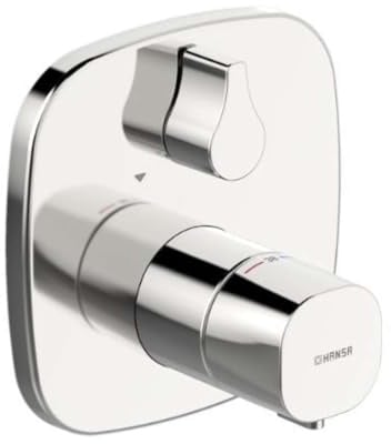 HANSA HANSALIVING Wannen- und Brausearmatur, Fertigmontageset/Thermostat, ohne Sicherungseinrichtung, 81149572