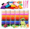 AIR DOUGH 12 Farben (72 Stk) Kinder Knete Kinderknete Modelliermasse Lufttrocknend Ton Set Für Kinder Knetmasse Plastilin Für Kinder Foam Clay Polymer Clay Spielzeug Mädchen Geschenke Jungen Mädchen