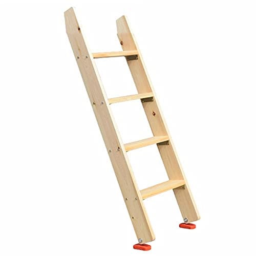 Wooden Loft Bed Ladders with Hooks Bracket and Anti-Slip Feet - Heavy Duty Bunk Bed Ladder for Easy Assembly - 3 Step/4 Step/5 Step - from Bunk Bed Ladder