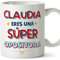 MUGFFINS Tazas Personalizadas para OPOSITORA mujer - En Español - Eres Súper - 11 oz / 330 ml - Regalo Personalizable original y divertido
