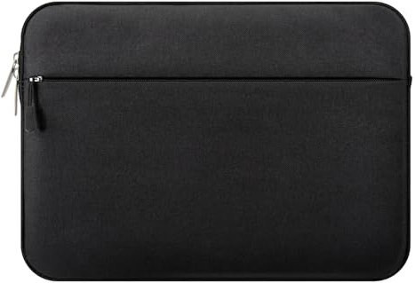 jooeer 14 Inch Laptop Sleeve Case Compatible with MacBook Pro M2 M1 A2779 A2442 2023-2021 Chromebook Notebook 14, Slim Shockproof Padded Cover Bag with Pocket for Women Men, Black