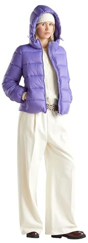 United Colors of Benetton Giubbotto 2NIWDN079 Giacca, Viola, XXS Donna