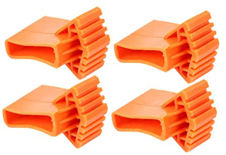 ETHZZLE 4pcs Ladder Non-Slip Feet Covers Rubber Mats for Ladder Safety Use Decks Workshops
