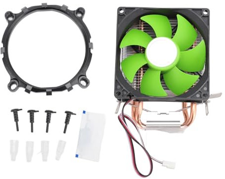 CPU-Universalkühler, für Am2, AM4 und S-754 939 940, für LGA 775 1150 1151 1155 1156 1200 1700 1356 1366 (Nicht leuchtende Version)