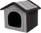 Sales Core Hundehöhle Hundehütte Hundebett Hundebox - Hellgrau + Schwarz - R2: 38 x 44 x 45 cm - Indoor/Outdoor Katzenhütte Hundehaus Hundestrandkorb Hundekorb