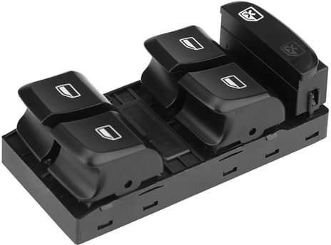 ATPONCX Schalter Für Elektrische Fensterheber Auto-Fahrzeug-elektrischer Haupthauptfenster-Steuerschalter/Passend for Audi A4 S4 B8 2007-2011/Q5 2009 2010 2011 8KD 959 851 Glas Lift Drive Schalter