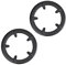 WNXGNHO 2pcs 5 Loch 40-42 Zähne Fahrräder Kurankkettenkettenradbedeckungen Fahrradkettenschutzfahrräder Fahrradschutzabdeckungen