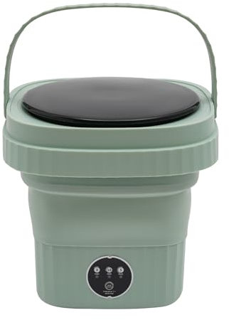 Faltbare Mini Waschmaschine Tragbare Faltbare Waschmaschine Mini Waschmaschine 6 L Automatische Mini-Eimer-Waschmaschine für Reisen Wohnmobil Camping Wohnungen Hauswäsche