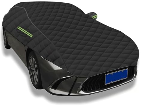 Funda antigranizo para Renault Twizy, Funda Gruesa para Techo de Coche Antipolvo y Transpirable Parabrisas Funda para Media Coche con protección contra el Granizo