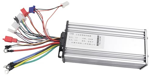 ZHAOQIN E-Bike-Controller 60V 72V 1500W 2000W Controller Scooter mit DREI Geschwindigkeitsregler Elektroroller Universalteile Brushed Motor Controller(60V 2000W)