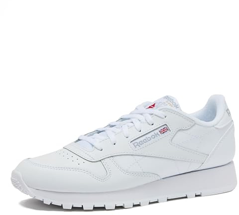 Reebok Classic Leather Jungen Sneaker, Weiã White 1 000, 34 EU