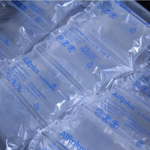 toys4u 200 x AIRplus® Luftkissen Luftpolsterkissen Füllmaterial Luftpolster Lufttaschen (Weiß, Folie, Packungsmaterial, Packmaterial, 18x10x4 cm, 200 Stück)