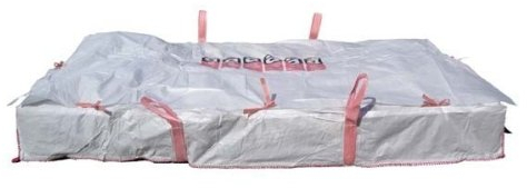 (11,15EUR/Stück) 5 Plattenbag Big Bag Astbestentsorgung Entsorgungssack 260x125x30cm