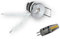 LICHT DISCOUNT LED Sternehimmel 10er Set | Mini Einbau-Strahler Einbaulampen 12V | 2W-ME G4 LED Sternchen Spots warmweiß 30mm | Sternenhimmel Spots chrom glänzend inkl. SCH-30W Trafo