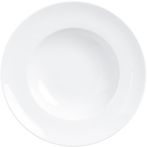 KAHLA Pronto Pasta grande 30 cm tief | weißer Salatteller aus Porzellan