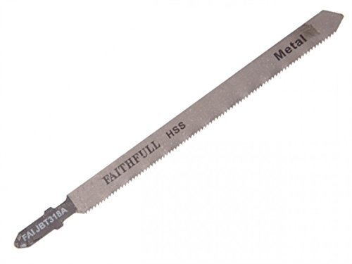 Faithfull JBT318A Jigsaw Blades - Metal (Pack of 5)