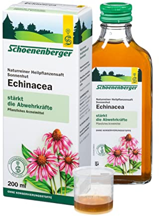 Schoenenberger Naturreiner Heilpflanzensaft Sonnenhut-Echinacea, 1er Pack (1 x 200 ml)