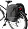 WOZINSKY Fahrradtasche 2in 1 Gepäckträgertasche Hinterradtsche Wasserdicht Reisetasche Tasche für Fahrrad, Rucksack Zweiteilige Fahrradtasche Rucksack Bike Bag 30L