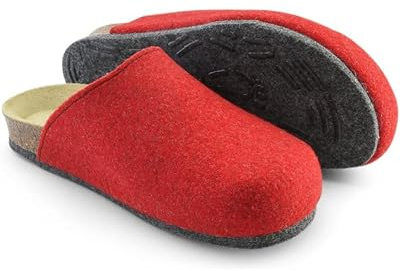 Pantoffelmann Bio Filzclogs mit ABS Sohle, versch. Farben, Gr. 36-48