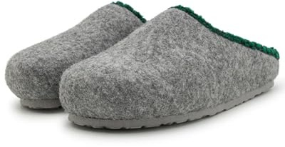 Pantoffelmann Filzclogs aus 70 % Wollfilz I Größen 37–47 I Atmungsaktive Hausschuhe mit rutschfester Sohle I Warme Pantoletten aus liebevoller Handarbeit I Filzhausschuhe für Damen & Herren