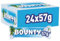 BOUNTY - Barre Chocolat au Lait & Noix de Coco - 24 Sachets Individuels de 2 Barres Chocolatées - Grand format - Idéal à Partager - 1,368kg