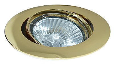 NCC-Licht Einbaustrahler schwenkbar für GU10 und GU5.3 Leuchtmittel (Gold)