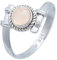 Ring 925 Silber Rosenquarz rosa Stein Edelstein echt Silber Damen Sterling Silber Geschenk (MRG-085-07-(52))