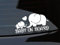 myrockshirt® Aufkleber Baby on Board süße Elefanten Typ1 17 cm Autoaufkleber Auto Sticker Lack Heckscheibe Baby Bord aus Hochleistungsfolie